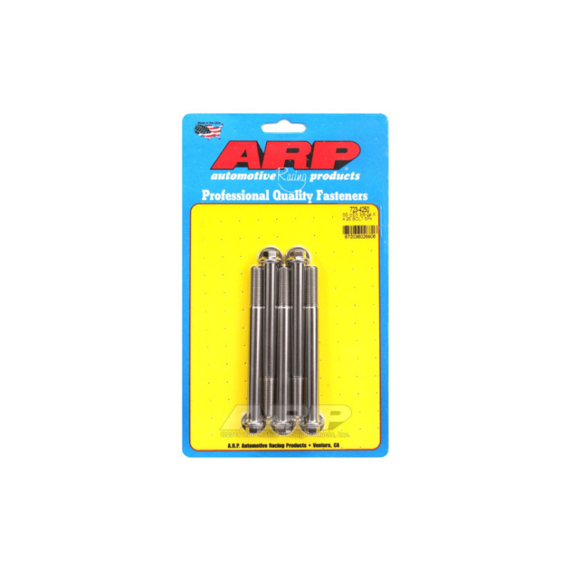 Boulonnerie universelle ARP petite tête 3/8-24 - Inox Hex x5