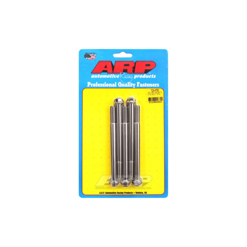 Boulonnerie universelle ARP petite tête 3/8-24 - Inox Hex x5