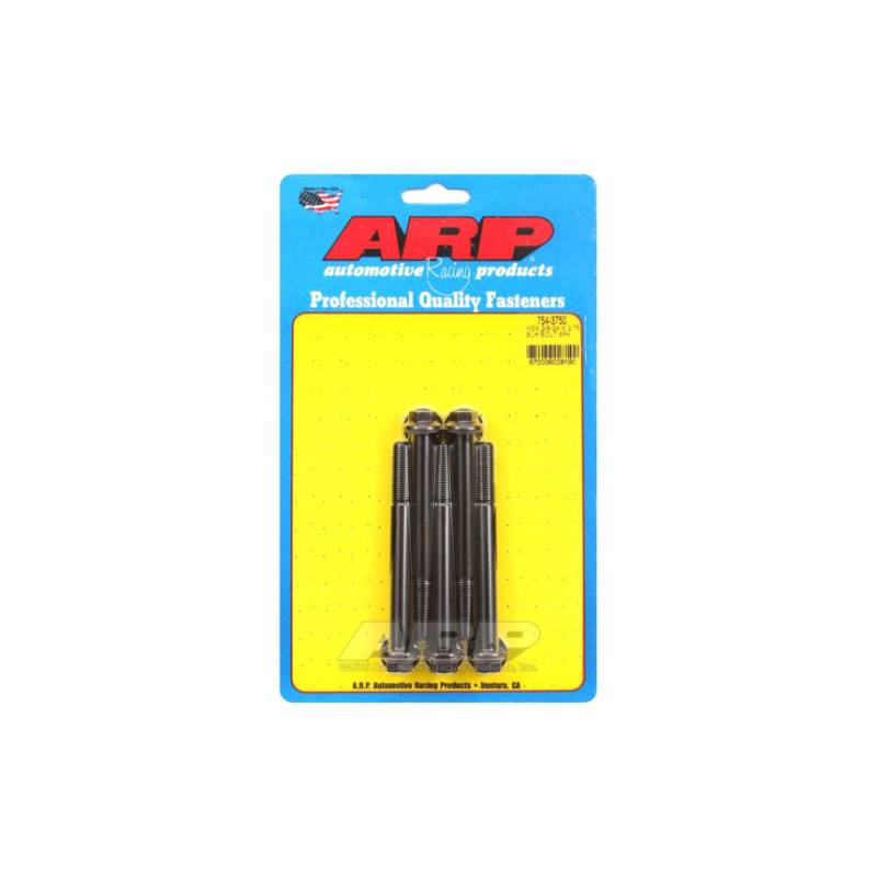 Boulonnerie universelle ARP tête STD 3/8-24 - Black Oxyde Hex x5