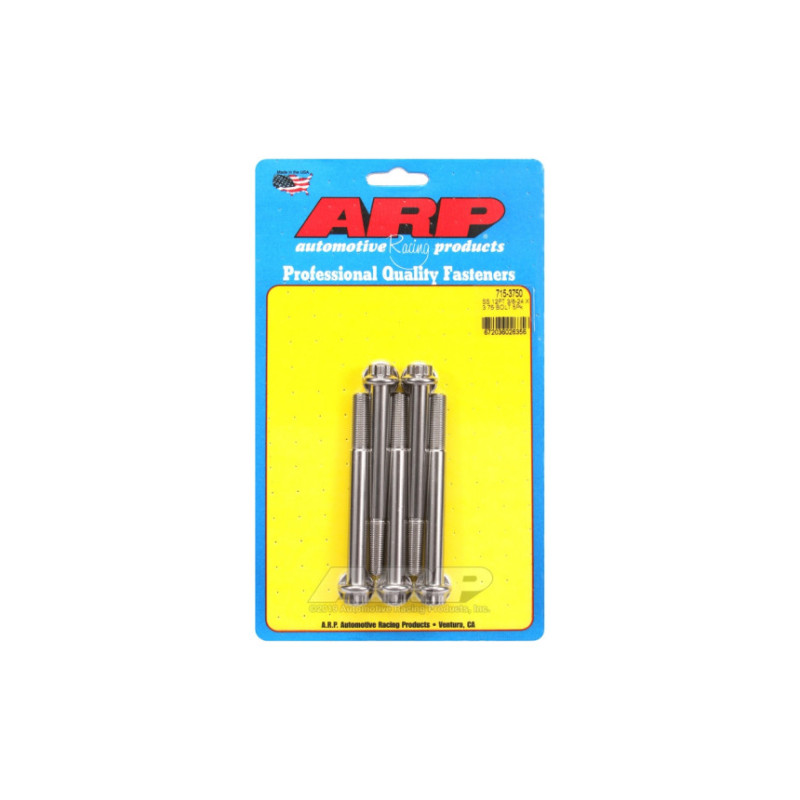 Boulonnerie universelle ARP tête STD 3/8-24 - Inox 12 Pts x5