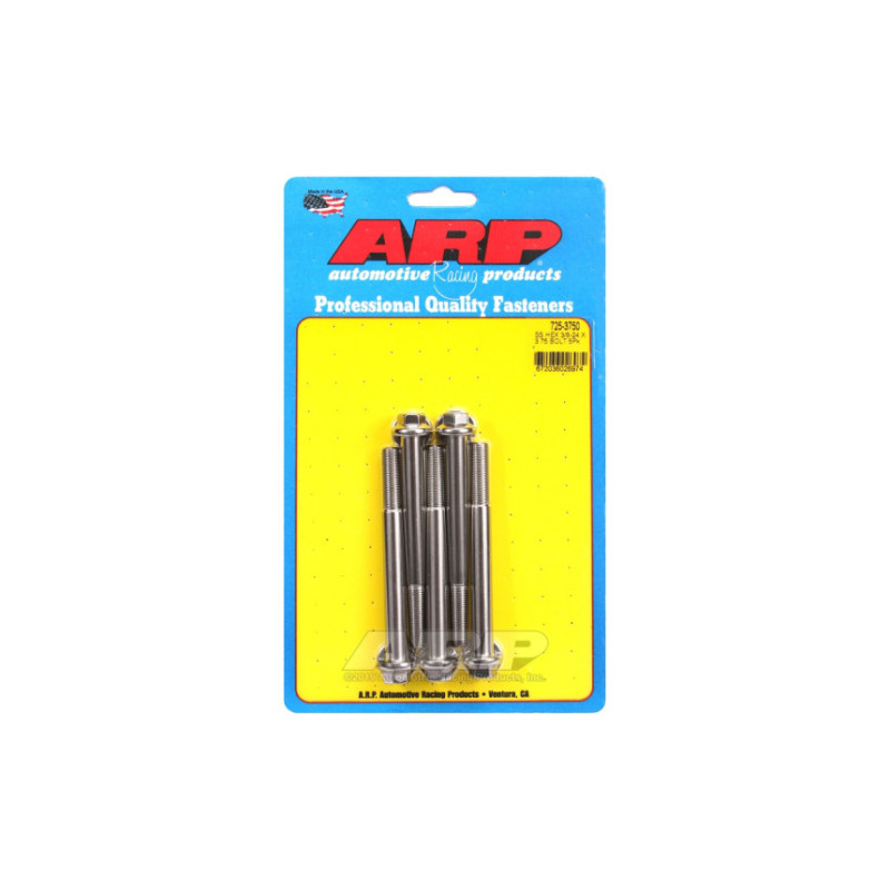 Boulonnerie universelle ARP tête STD 3/8-24 - Inox Hex x5