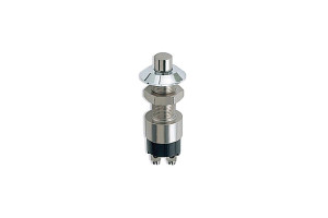 Bouton / Intérrupteur Poussoir Chromé 30A