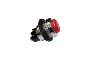 Bouton / Intérrupteur Poussoir Métalliques Rouge