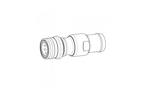 Coupleur femelle FIA Staubli Essence tuyau 32mm