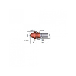 Coupleur mâle Staubli 1 1/16x12JIC FIA Essence Dash12 joint JKV