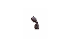 Coupleur OBP 45° Femelle/Femelle Tournant JIC-JIC aluminium Noir