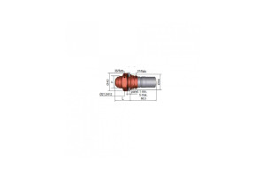 Coupleur passe cloison mâle Staubli 1 1/16x12JIC FIA Essence Dash 12 joint JV