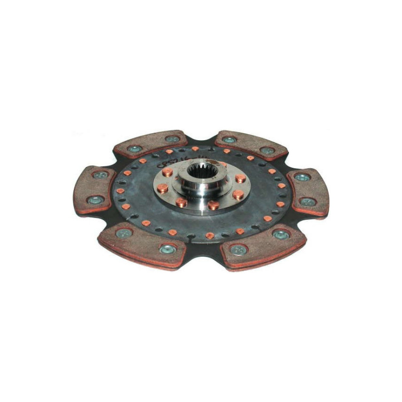 Disque d\'embrayage AP Racing métal fritté amorti 240mm 6 patins 1x23-7.44