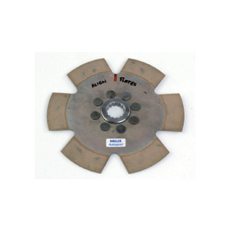 Disque d\'Embrayage Metal Fritté Rigide Helix Mitsubishi Evo 7 Diamètre 240 25.4x23