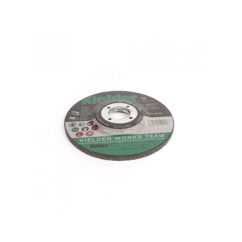 Disque de meulage KIELDER Dia 115mm x Ep 6mm x Al 22,2mm (l\'unité)