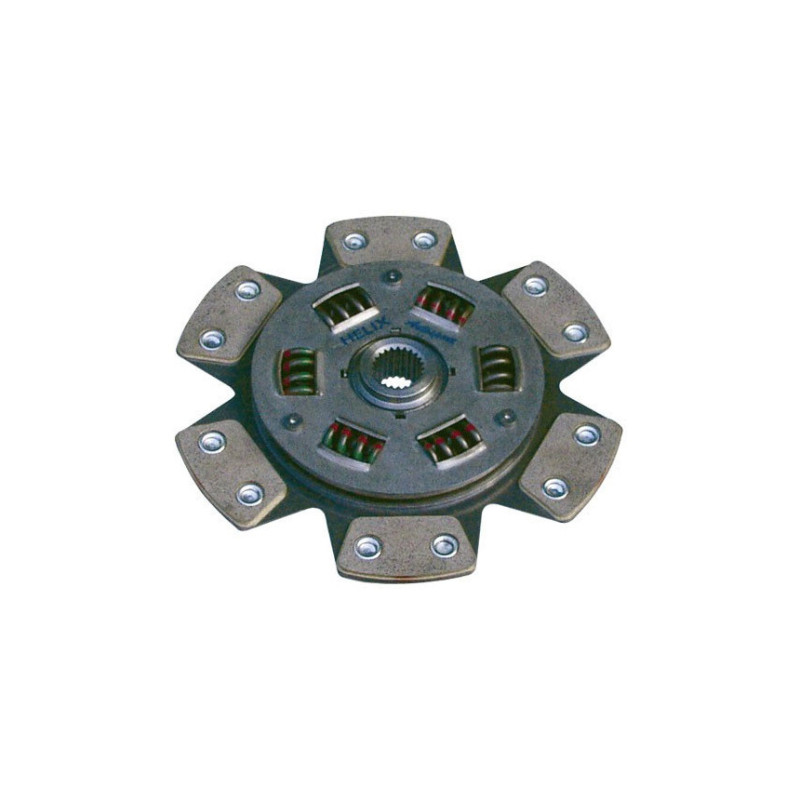 Disque Embrayage métal fritté amorti Helix Mitsubishi Evo 10 diamètre 240/25.4x23 6patins