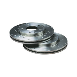 Disques de frein Bratex Groupe A Percés rainurés Opel Vectra C-Saab Arrière 292x20mm