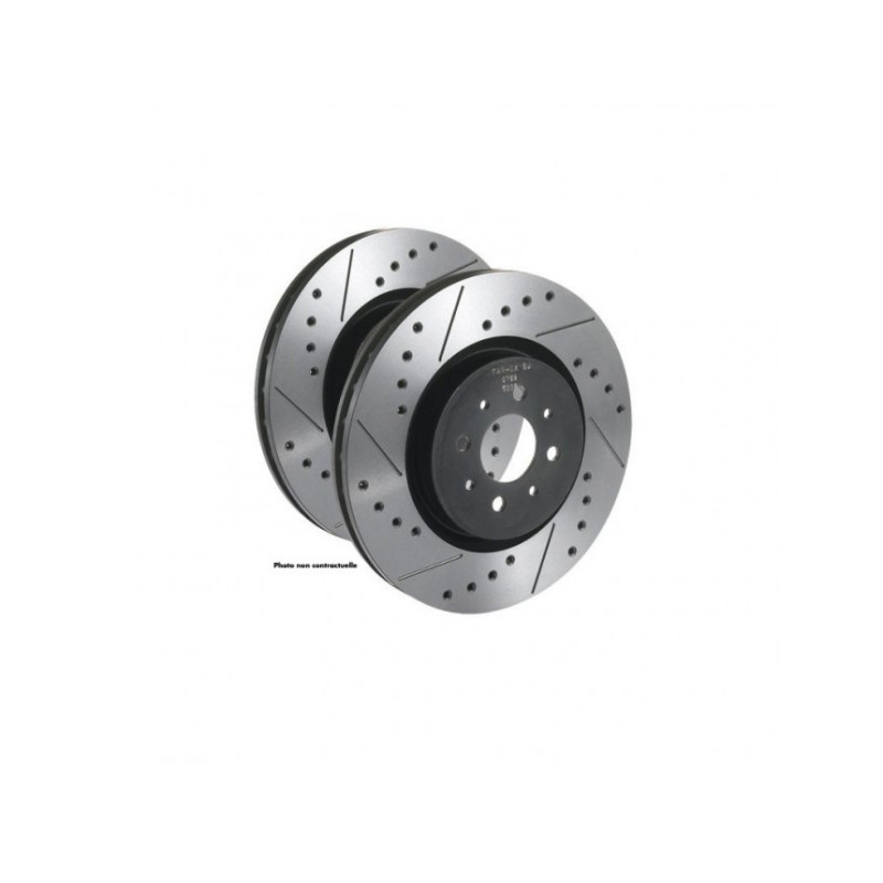Disques de frein Tarox Arrière Pleins finition SJ percés et rainurés VOLVO XC70 disques arrières AWD 02 -07