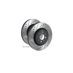 Disques de frein Tarox Avant Pleins finition SJ percés et rainurés Citroën C25 Camion Châssis 2.5 DT 95cv 1987/01-1994/01