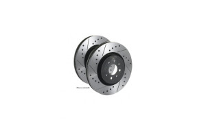 Disques de frein Tarox Avant Ventilés finition SJ percés et rainurés Toyota Carina E A Trois Volumes 1.6 106cv 1995/10-1997/09