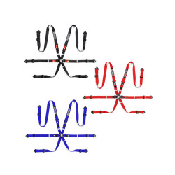 Harnais 6 points SPARCO COMPETITION H-2 PD STEEL FIA