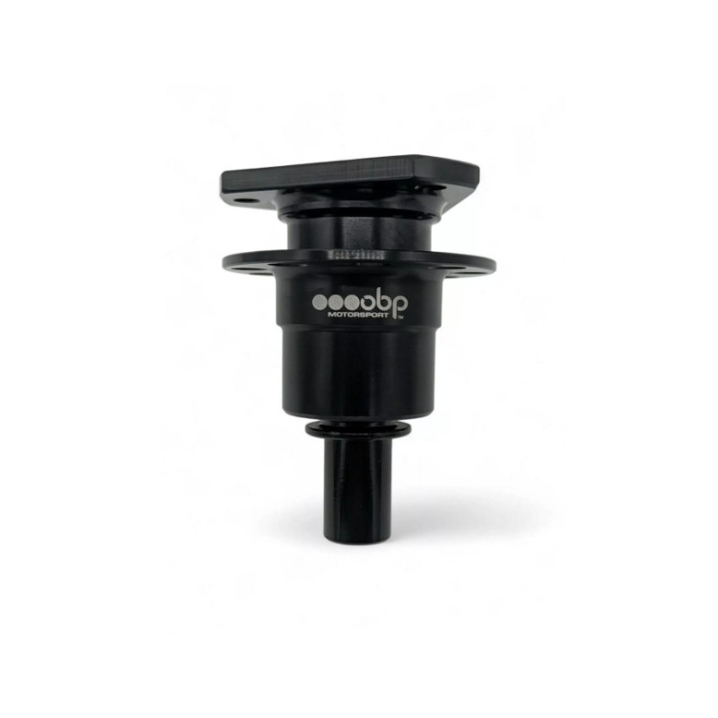 Moyeu de volant quick release soudable OBP cannelé 3 trous - Noir