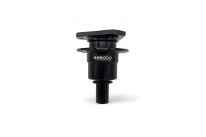 Moyeu de volant quick release soudable OBP cannelé 3 trous - Noir