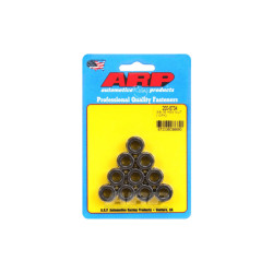Pack écrous ARP (10) 3/8-16 - Black Oxyde Hex