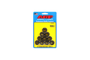 Pack écrous ARP (10) 9/16-18 - Black Oxyde 12 pts