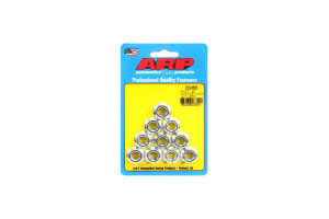 Pack écrous ARP (10) anti-desserrage à collerette M10 x 1.25 - Hex
