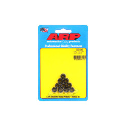 Pack écrous ARP (10) M6 x 1.00 - Black Oxyde 12 pts
