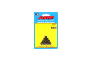 Pack écrous ARP (10) M6 x 1.00 - Black Oxyde 12 pts