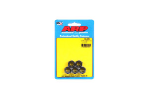 Pack écrous ARP (5) 7/16-14 - Black Oxyde Hex