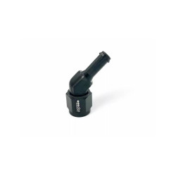 Adaptateur 45° femelle tournant concave Dash6 vers mâle 8mm à emmancher OBP noir