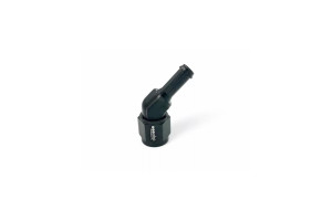 Adaptateur 45° femelle tournant concave Dash6 vers mâle 8mm à emmancher OBP noir