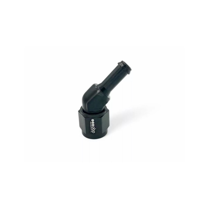 Adaptateur 45° femelle tournant concave Dash8 vers mâle 8mm à emmancher OBP noir