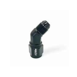 Adaptateur 45° mâle convexe JIC - femelle tournant concave JIC OBP noir