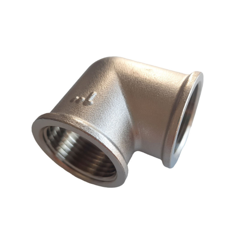 Adaptateur 90° BSP 1x11 femelle - femelle