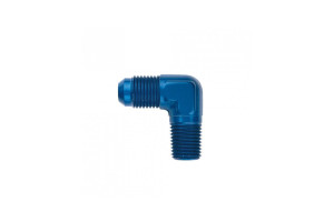 Adaptateur 90° Goodridge 3/4x16 JIC - 1/4x18 NPT convexe