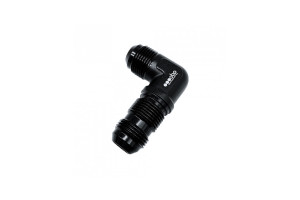 Adaptateur mâle passe cloison 90° OBP aluminium noir