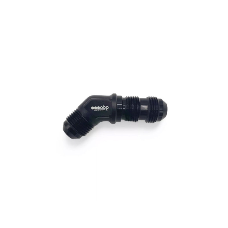 Adaptateur passe cloison 45° OBP noir