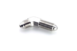 Adaptateur passe cloison Mâle/Mâle 45° M10x100/M10x100 Acier