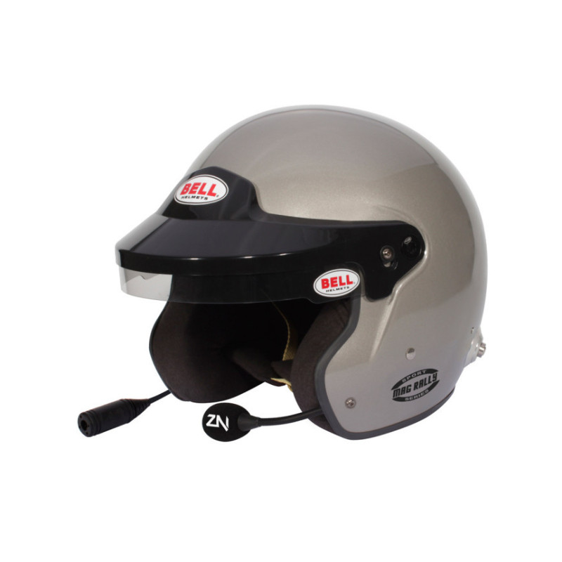 Casque BELL MAG RALLY Titanium Hans FIA8859-2024