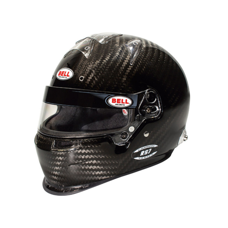 Casque BELL RS7 Carbon avec bec Hans FIA8859-2024/SA2020