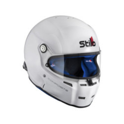 Casque Stilo ST5F Fibre SA20 blanc intérieur bleu