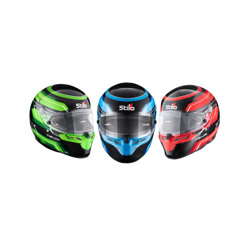 Casque STILO ST6 CMR Carbon Lite Graphyc Snell CMR 2016 Bleu T.XXS-53