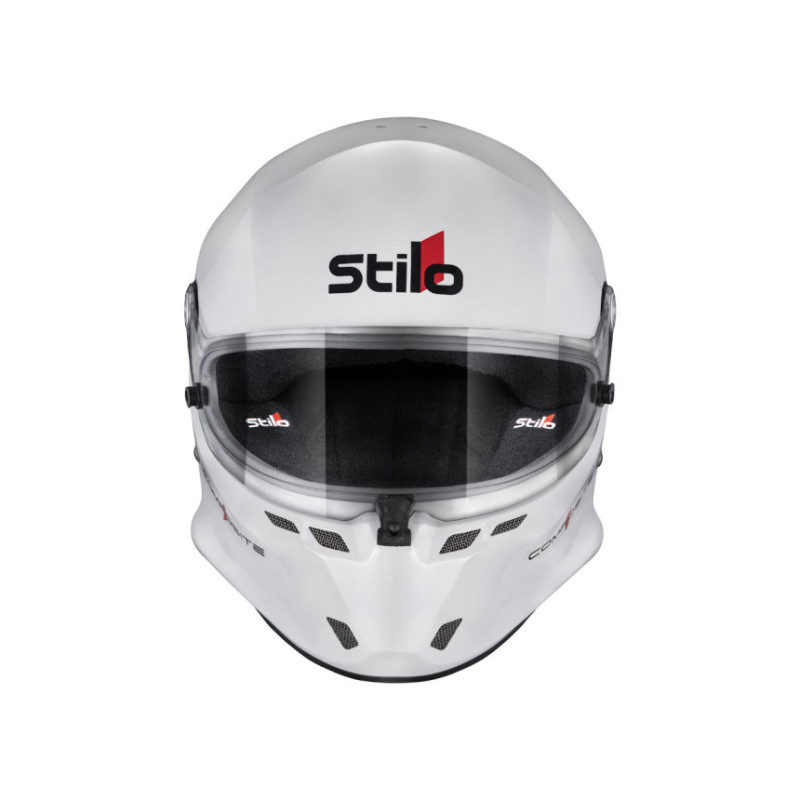 Casque STILO ST6 F Turismo blanc/noir - Snell SA2020 FIA 8859-24 Hans FIA8858-10