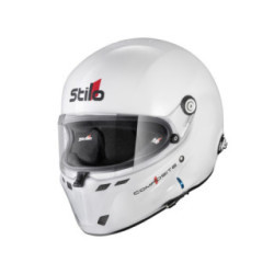 Casque Stilo ST6 F Turismo blanc/noir - Snell SA2025 FIA 8859-24 Hans FIA8858-10