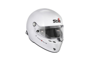 Casque Stilo ST6 FN blanc/noir - Snell SA2020 FIA 8859-24  Hans FIA8858-10