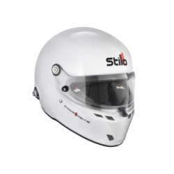 Casque Stilo ST6 FN Composite blanc/noir - Snell SA2025 FIA 8859-24  Hans FIA8858-10