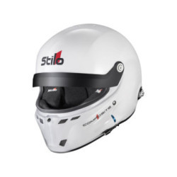 Casque Stilo ST6 GT Turismo Composite blanc/noir - Snell SA2020  FIA 8859-24 Hans FIA8858-10
