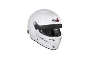 Casque Stilo ST6 GT Turismo Composite blanc/noir - Snell SA2025  FIA 8859-24 Hans FIA8858-10