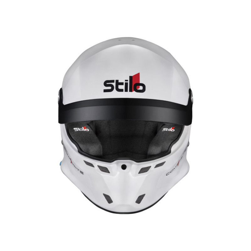 Casque Stilo ST6 R Rally blanc/noir - Snell SA2020 FIA 8859-24