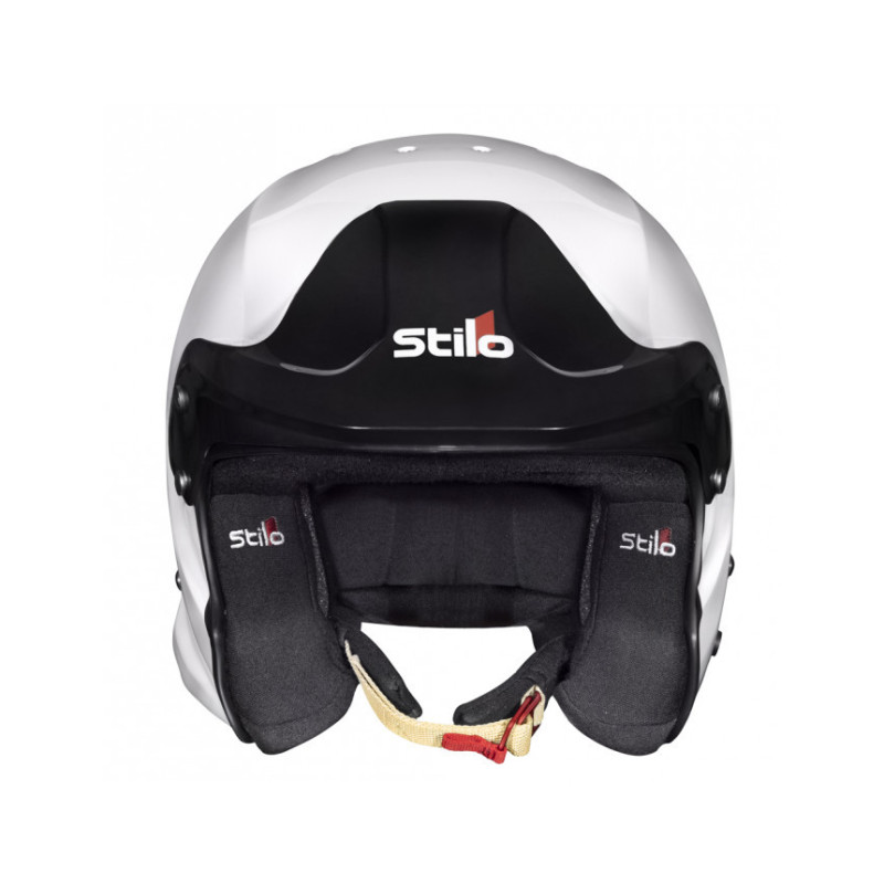 Casque Stilo Venti Trophy jet blanc/noir sans clip Hans