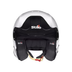 Casque Stilo Venti4 Trophy Jet Composite - Snell SA2025 FIA 8859-2024 Blanc/Intérieur Noir sans clips Hans